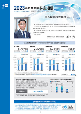 2023年度 中間期株主通信