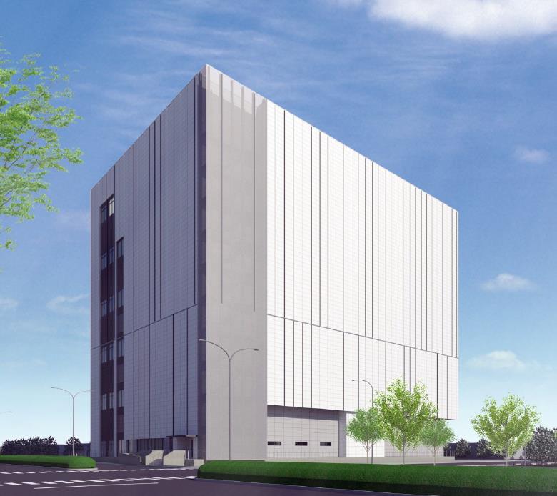 Conceptual drawing of the manufacturing building for APIs (FJ3)
