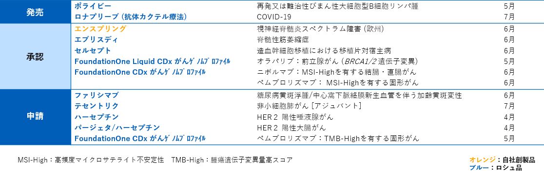 研究開発活動の進展一覧表