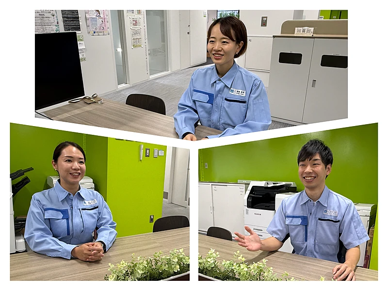 本インタビューに回答する社員