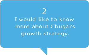 I would like to know more about Chugai’s growth strategy.