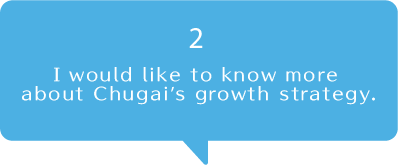 I would like to know more about Chugai’s growth strategy.