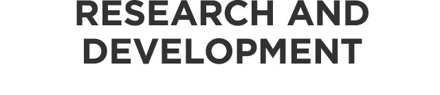 RESEARCH AND DEVELOPMENT