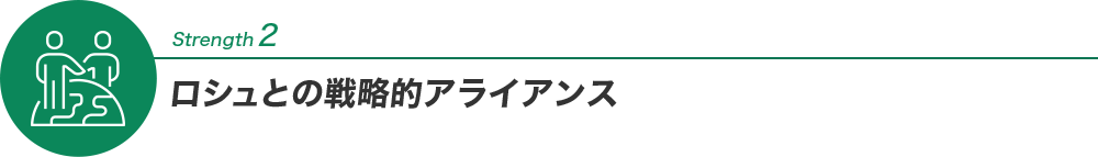 Strength2 ロシュとの戦略的アライアンス