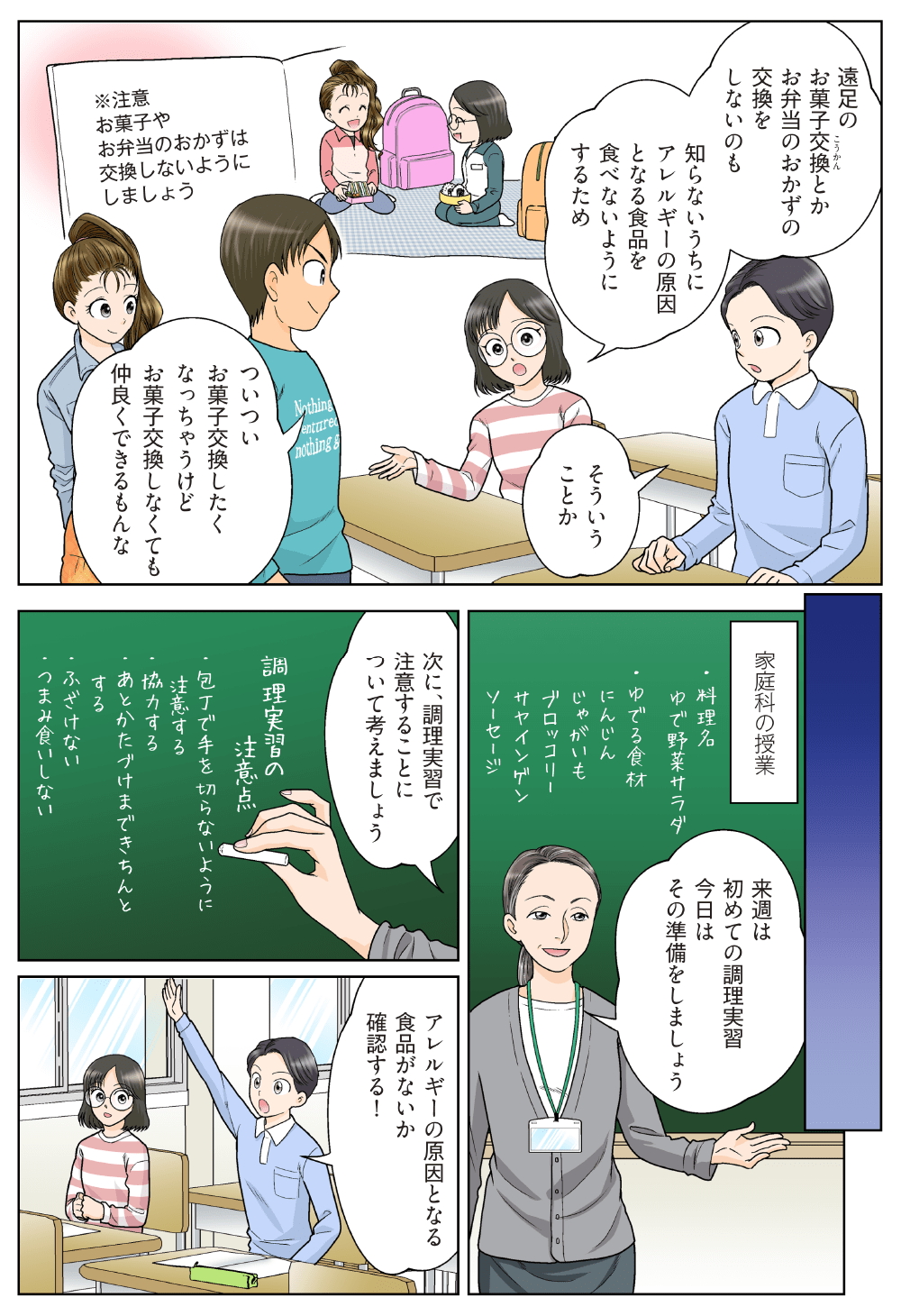 マンガの4ページ目