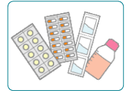 錠剤、カプセル剤、散剤（粉薬）、シロップ剤
