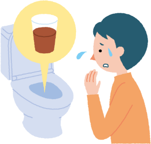 尿の色がコーラ色になる